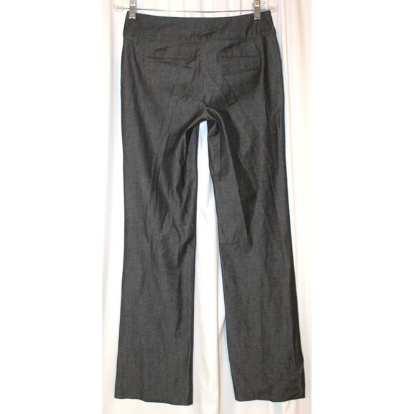 INC International Concepts charcoal gray size 4 dress career pants straight - Picture 3 of 5